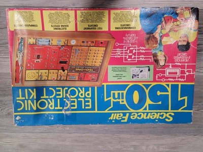 Science Fair 150 in 1 Electronic project kit USED Vintage Cat. No. 28-248