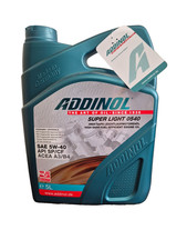 ADDINOL Super Light 0540 5 Liter SAE 5W40 Motoröl Audi VW BMW Mercedes Renault ADDINOL Super Light 0540 5 Liter SAE 5W40 Motoröl Audi VW BMW Mercedes Renault