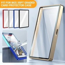 1-10X Magnetic Slab Case Protector For BGS Graded Cards Stackable Metal Bumper