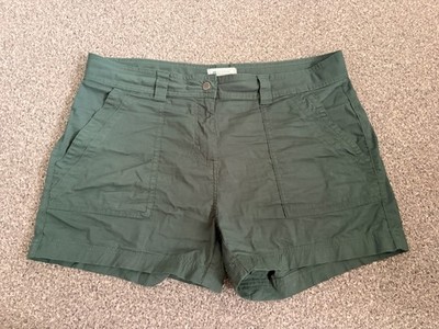 Mountain Warehouse country to coast dark green shorts uk12