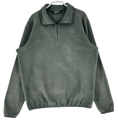 The North Face Homme Pull Polaire 1/4 Zip Gris Taille M - Photo 1/4