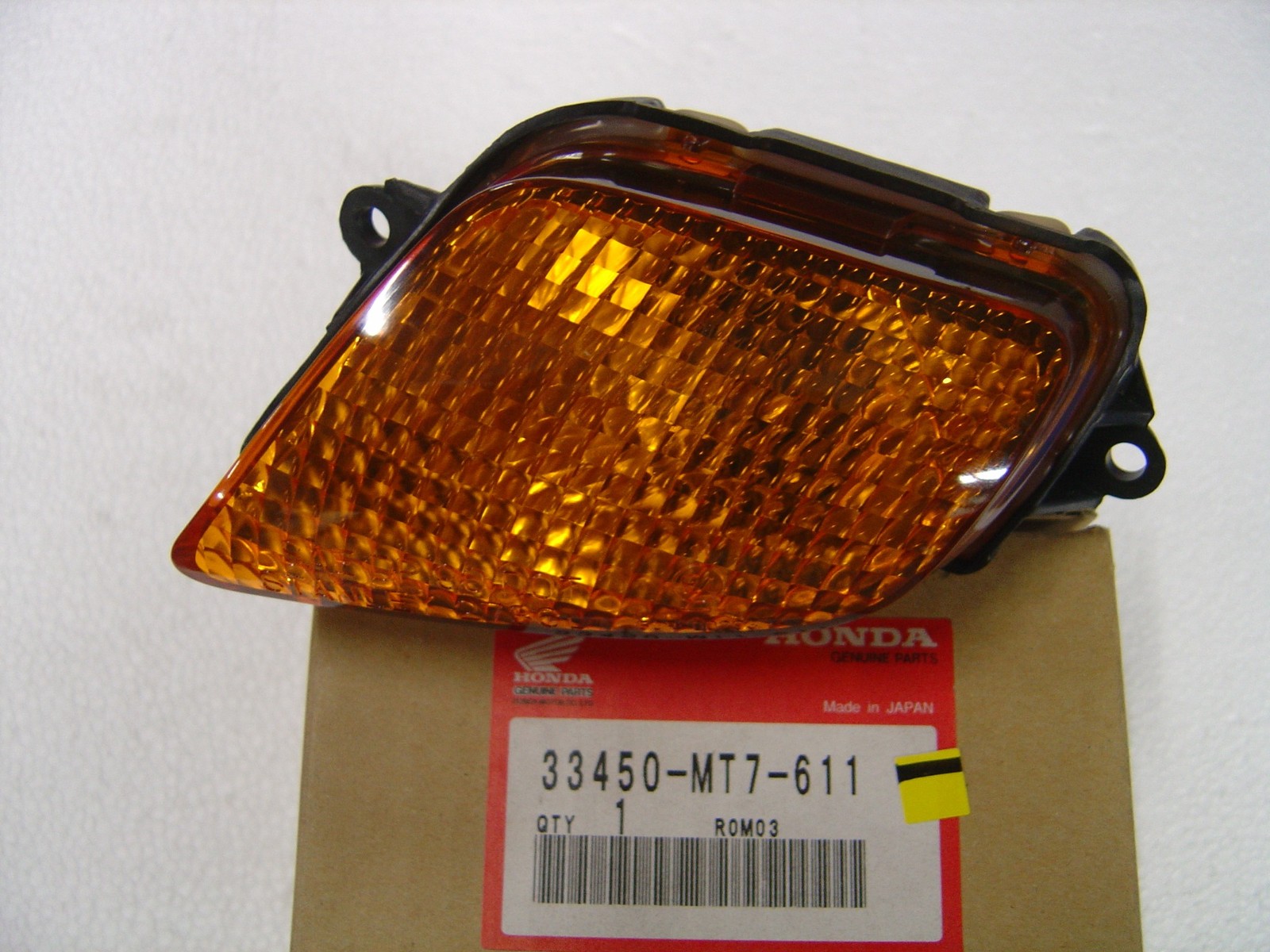 Clignotant AV gauche de NR750 92 avec lentille étanche haute visibilité