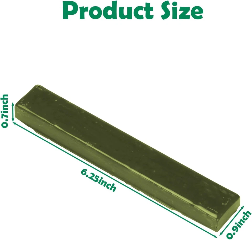 IWIWE 3 PIEZAS Cera Lapidaria Verde DOP para Corte y Pulido de Cabujón Foto 2 de 4