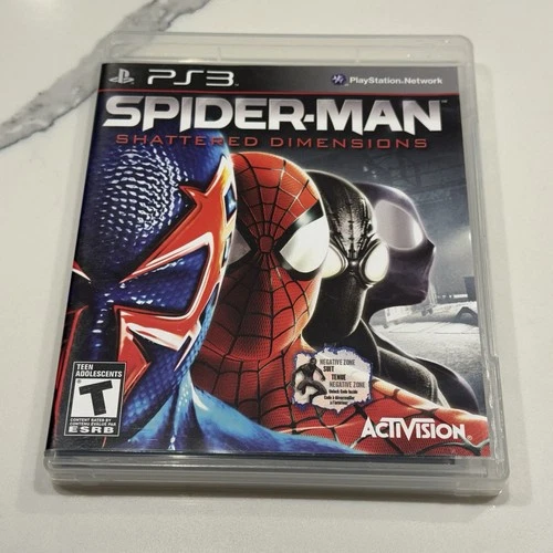 Spiderman: Shattered Dimensions (PS3, 2010) Complete CIB Manual TESTED