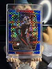 Kyle Pitts 2021 Panini Select Concourse Rookie Blue Checkerboard Prizm /199 RC