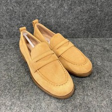 COLE HAAN Stassi Penny Loafer Women's Size US 6 B Biscuit Suede W32665