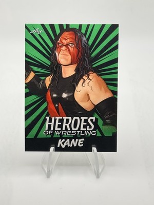 2023 Leaf Heroes of Wrestling Kane WWE #B-6 Green Variation