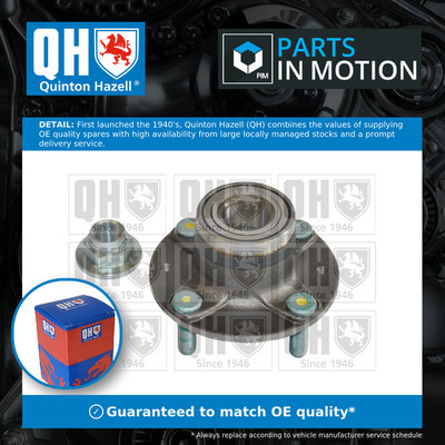 2x Wheel Bearing Kits fits MAZDA DEMIO DW, DW3W 1.3 Rear 96 to 02 QH D06Y33042