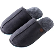 Pupeez Men's Soft Warm Inner Furr Comfort House Slipper