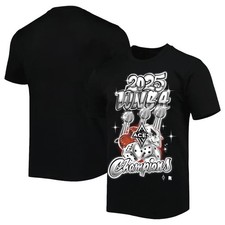 Unisex round21  Black Las Vegas Aces 2025 WNBA Finals Champions Graffiti Art