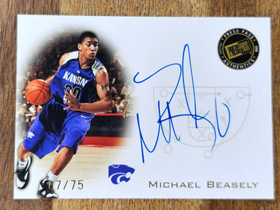 2008 Press Pass - Press Pass Signings Michael Beasley #PPS-MB 28/75