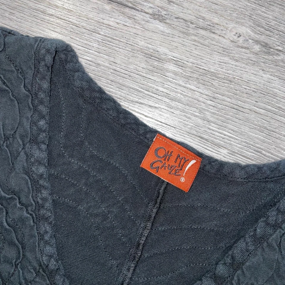 Oh My Gauze! Women 2 Maxi Dress  Lagenlook Minimalistic Boho Beach Coastal Flowy - Image 4 of 4