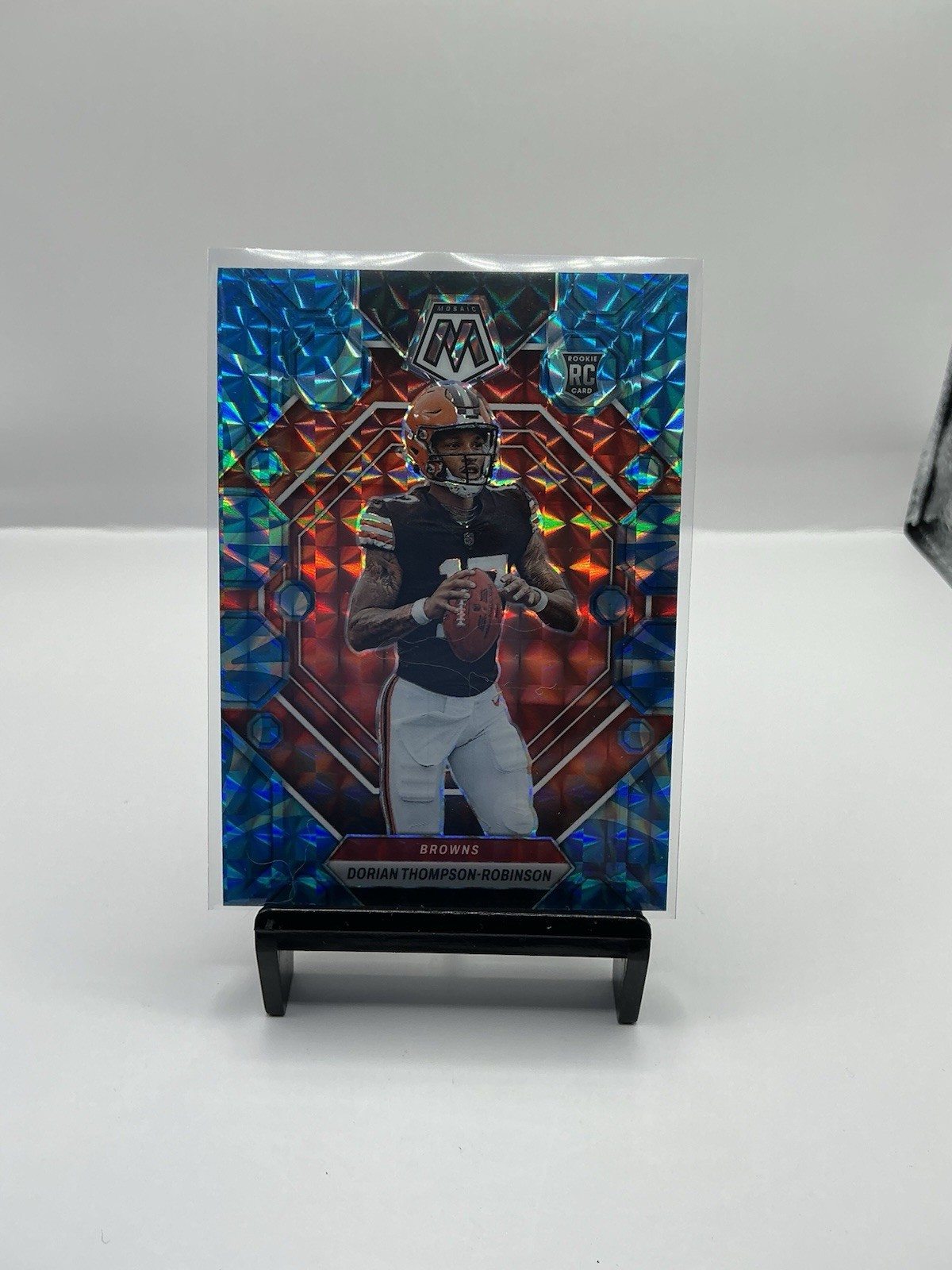 2023 Panini Mosaic - Rookies Dorian Thompson-Robinson #316 Reactive Blue Mosaic