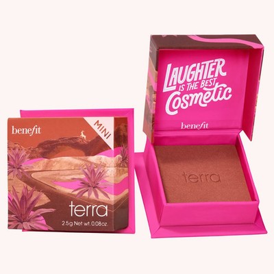 Free Worldwide Shipping  Benefit Terra Mini Golden Brick-red Blush 2.5g