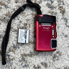 Olympus Stylus Tough TG-830 16MP Blue Waterproof Camera UNTESTED w Battery