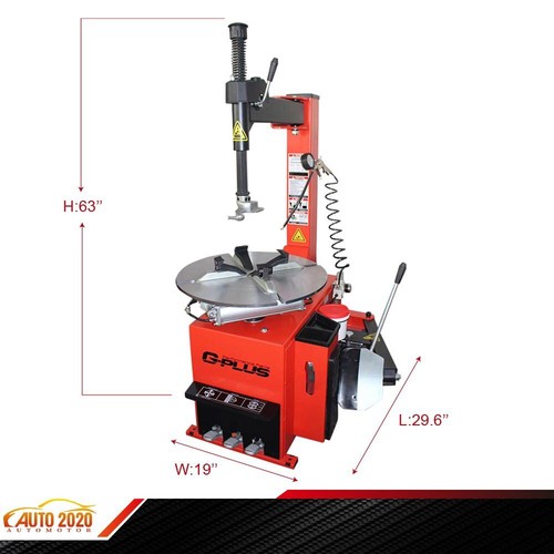 Red Tire Changer Wheel Changers Machine Rim Clamp Pneumatic 1.5 HP Horse Power eBay