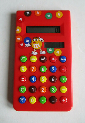 M&M M&M 's Mini Taschenrechner in rot