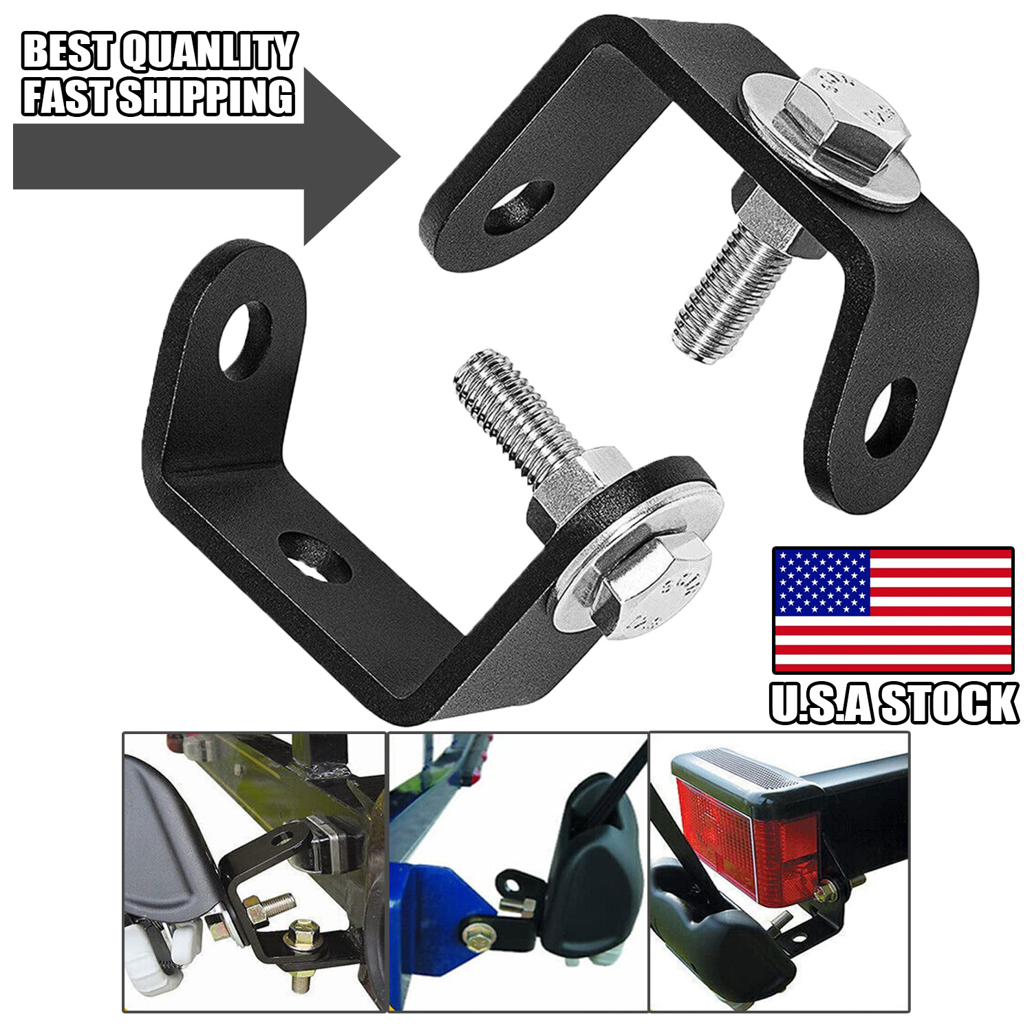 F14254 For BoatBuckle G2 Universal Retractable Transom Straps Mounting Bracket