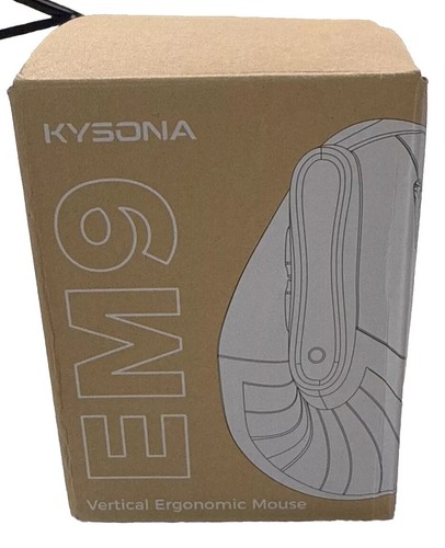KYSONA 57° Ergonomische Kabellose Tower Maus Vertikal Leise Ergo Maus Neu Open Box