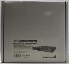 StarTech 1 Port USB PS/2 Server Remote Control IP KVM w/Virtual Media & Serial