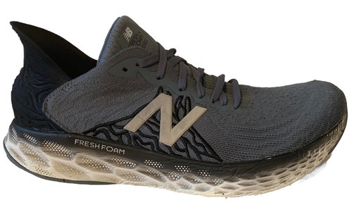 Size 12 D - New Balance Men's Fresh Foam 1080V10 Running Shoes Lead Black White