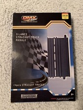 DMX Racer Slot Car 3 Lane Straight Track Module DMXSLOTS Platform 1220SX4