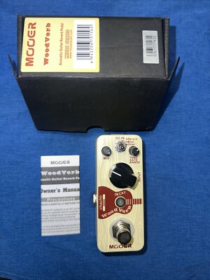 Mooer Wood Verb Acoustic Reverb Guitar Effects Pedal