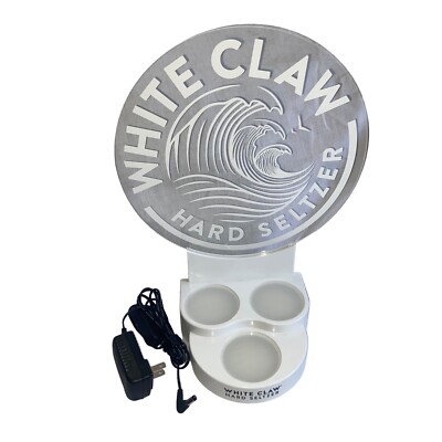 Pre-owned White Claw Bar Back Light Up Display 