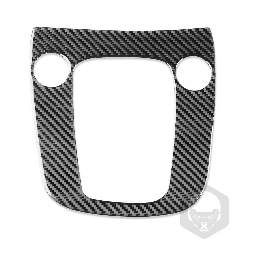 Real Carbon Fiber Console Gear Shift Panel Cover Trim For Hyundai Kona