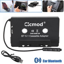 Car Audio Bluetooth 5.1 Cassette Receiver Tape Player Aux Adapter for iPhone ios