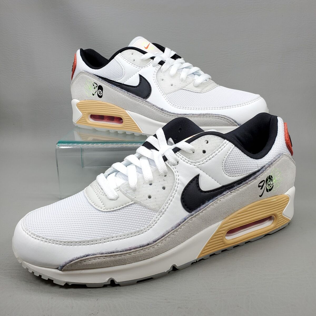 Nike Air Max 90 SE Shoes 'Swoosh Fiber' White Gray DV3335 Nike Air Max 90 SE Shoes 'Swoosh Fiber' White Gray DV3335