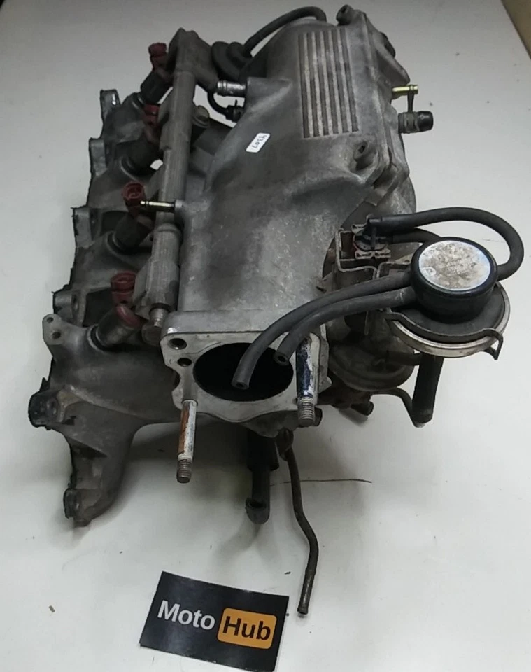 Toyota Celica 1997 94-99 conjunto de colector de admisión de aire superior fabricante de equipos originales con riel de inyectores Foto 3 de 4