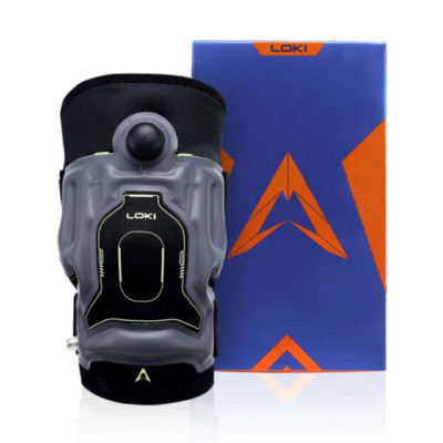 2 Loki AIRPLUS Inflatable Knee Supports Braces Compression Sleeves Strap Patella