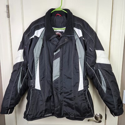Castle X Rizer Jacket Womens XL Snowmobile Winter Insulated Coat Gray Black