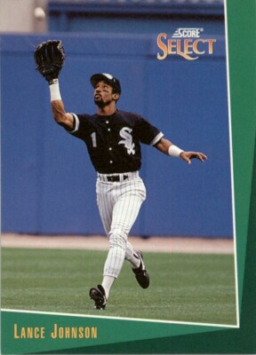 1993 Select Lance Johnson Chicago White Sox #266 Baseball Card