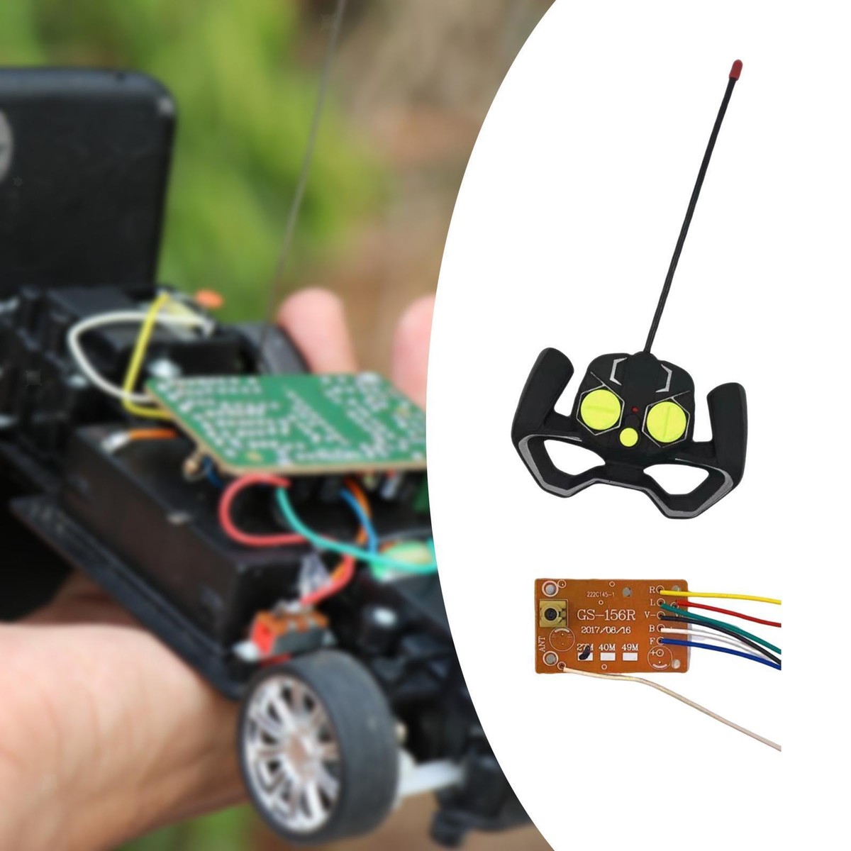 4CH RC Control Radio System Circuit PCB Transmitter and