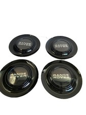 Set Of 4 Range Rover Black Floating Center Ca...