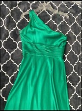 Evening Gown Green one Shoulder