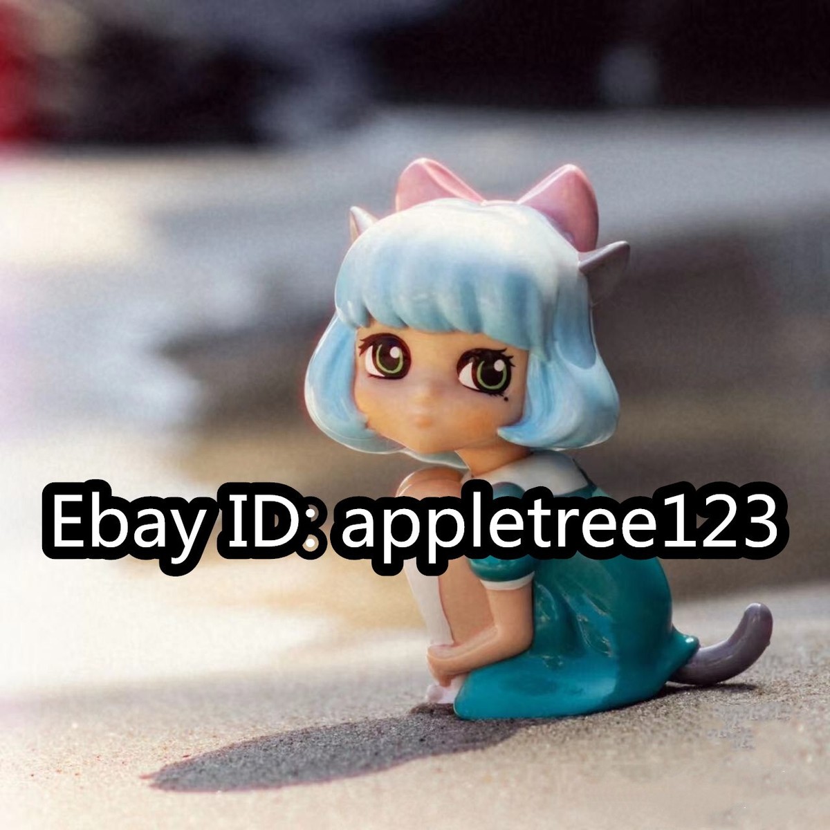 MORIMEI WORKS NEKOMUSUME ZOMB CATS STORY Blue Vinyl Figure