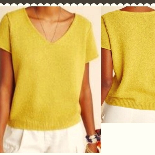 Anthropologie by anthropologie yellow 