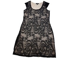 Express Lace Overlay Dress - Sleeveless Party Cocktail Dress - Size M