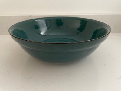 Vintage Rustic Denby Greenwich Green Large Mixing Serving Salad