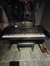 Yamaha Clavinova Digital Piano Cvp-305 With Stool Hardley Used Light Up Keys