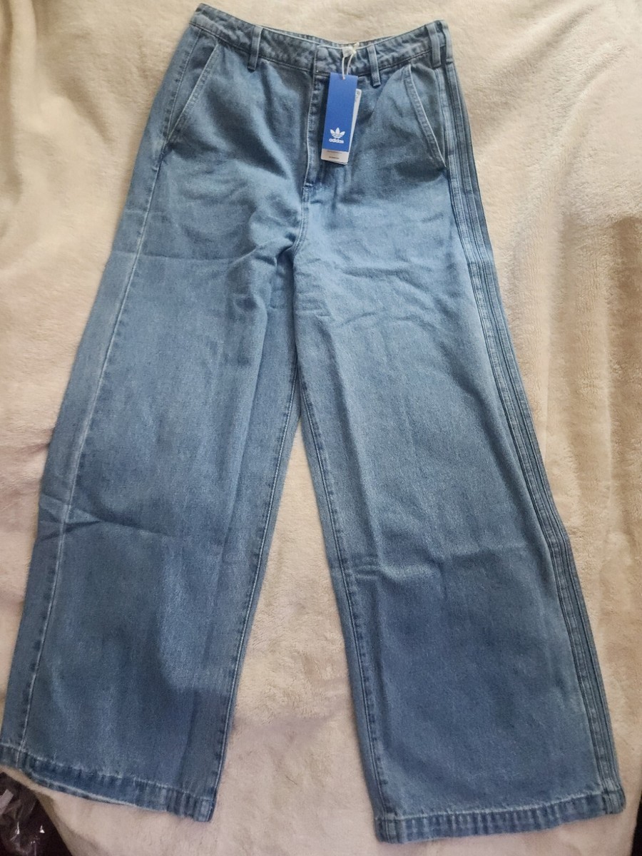 adidas Ｗdenim 3STPTインディゴ adidas アディダス ウィメンズ デニム 3ストライプ パンツ