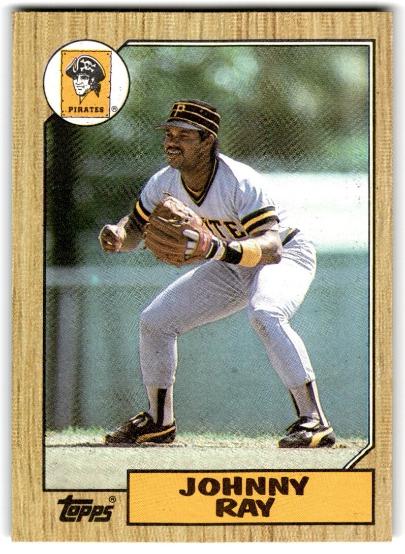 1987 Topps Baseball Cards Johnny Ray Pittsburgh Pirates #747 | eBay