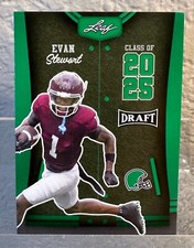2023 Leaf Draft - Green Class of 2025 #83 Evan Stewart (RC)
