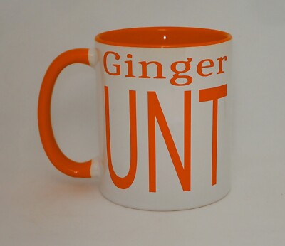 Ginger C*nt Tasse Rude RudeC*nt Cheeky Lustig Büro Kaffee Geschenk Personalisiert