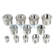 High Pressure Reducer 1/8"-1" BSP Female-Male 304 Stainless Hex Pipe Fitting