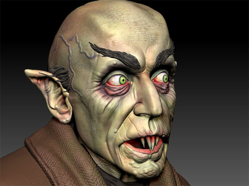 3D Print Vampire Nosferatu Garage Kit Figure Model Kit Unpainted