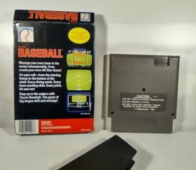 Tecmo Baseball Nintendo NES Game and Box